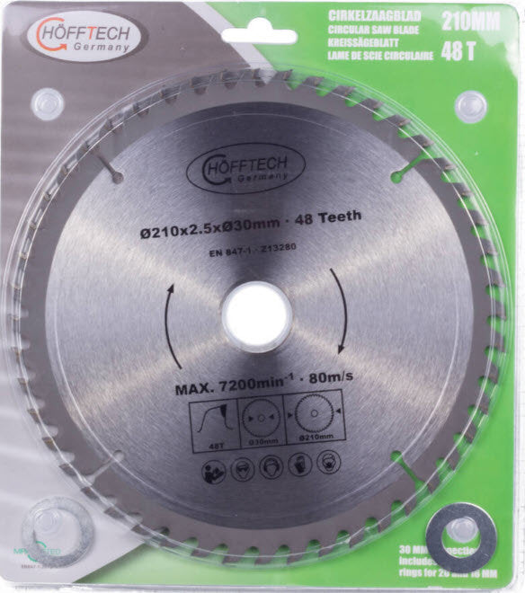 Lame de scie circulaire 210mm 48tds