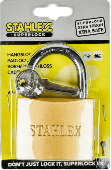 Produits cadenas superlock 60mm plus3 clés