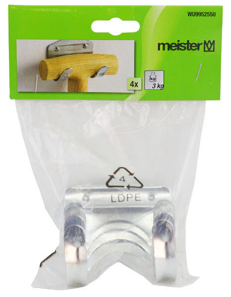 Porte-outils en métal 4 pièces