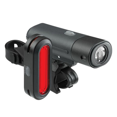 AXA Solis 800 Éclairage Set USB 800 STVZO rechargeable sur la carte
