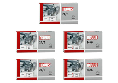 5 boîtes agrafes de Novus AFM 24 6