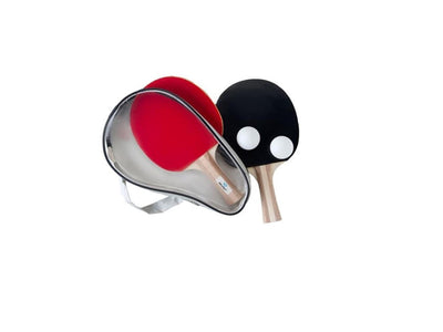 Engelhart T.T.C. Réglez la chauve-souris 3 étoiles avec 2 balles 40 mm de noir rouge