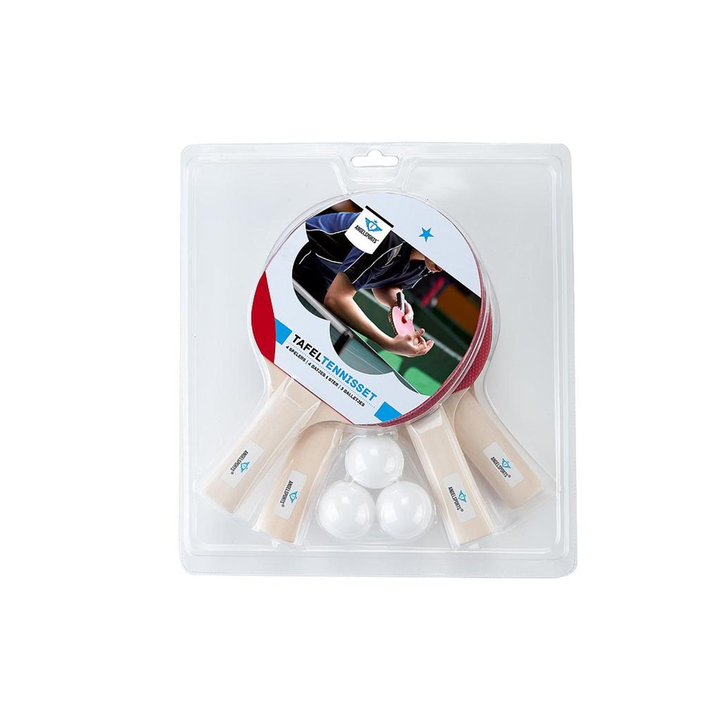 Table Tennis Set 1 étoile, 7dlg.