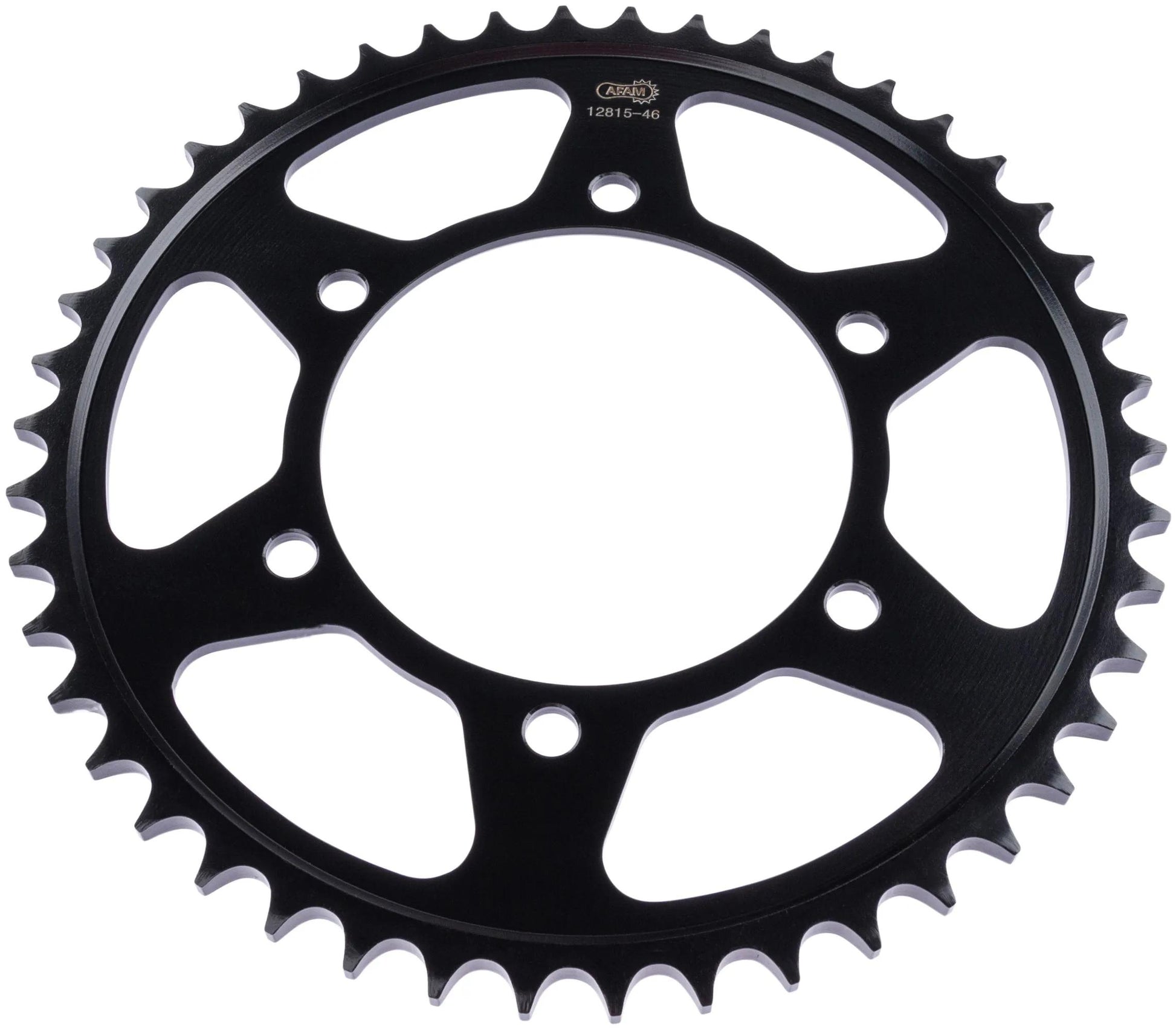 Roue de chaîne afam 525 46z en acier noir
