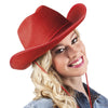 Boland chapeau de cowboy rodéo feutre rouge