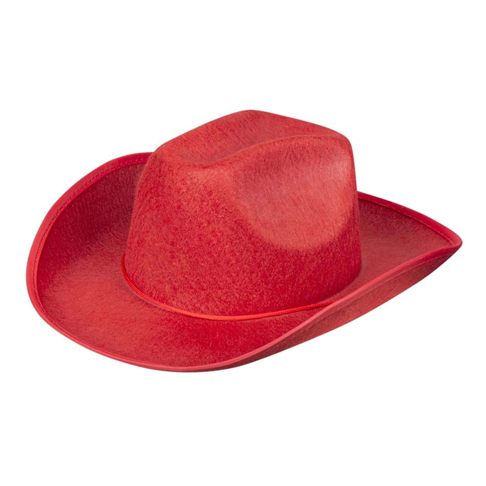 Boland chapeau de cowboy rodéo feutre rouge