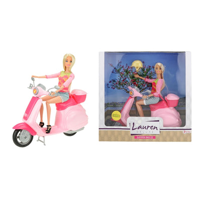 Lauren Teen Doll sur scooter