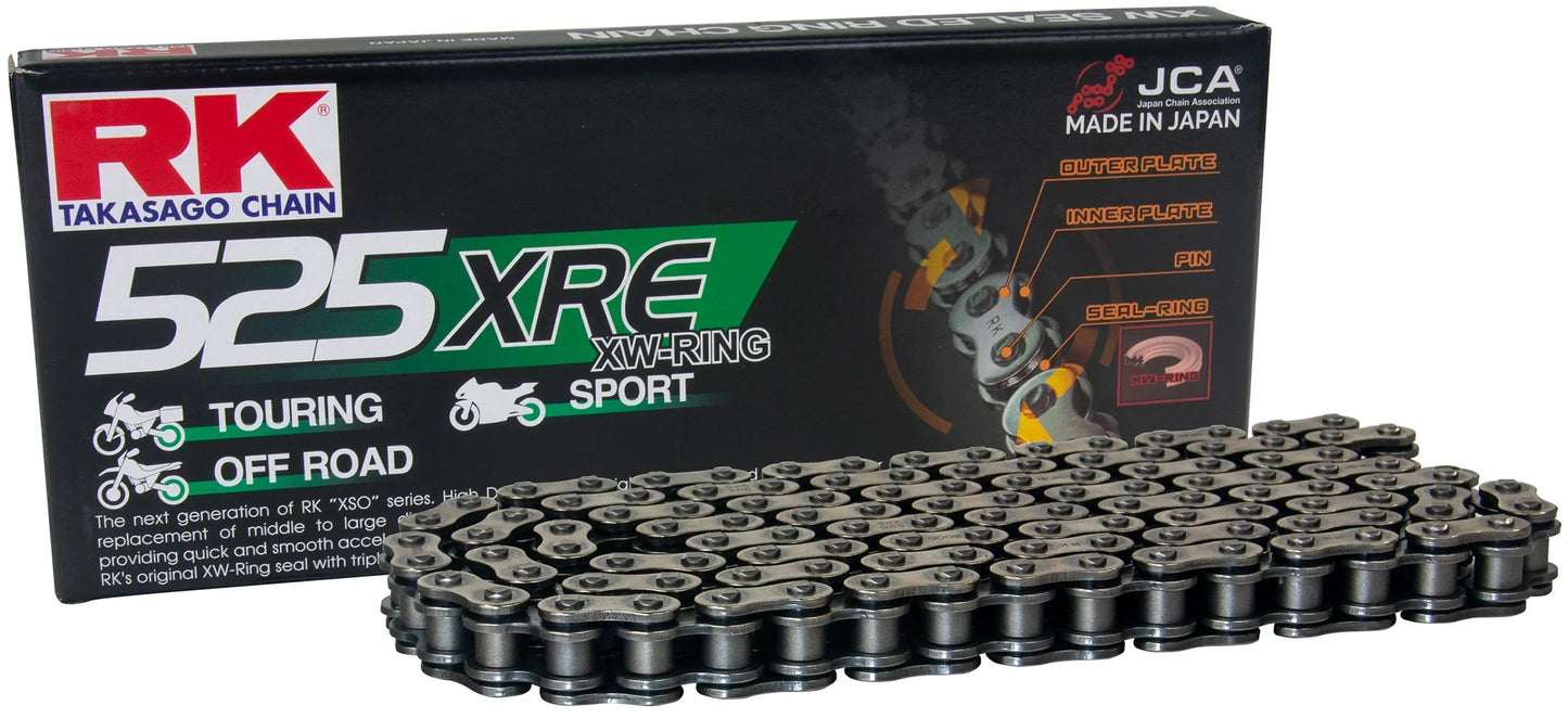 Chaînes Rk 525 xre 116 n gris ouvert