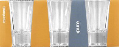 Montana verre à shot pur 3 pièces 40ml