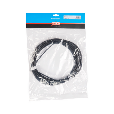 Câble extérieur de frein Elvedes avec doublure ø5.0mm 10 mètres - noir (bobine)