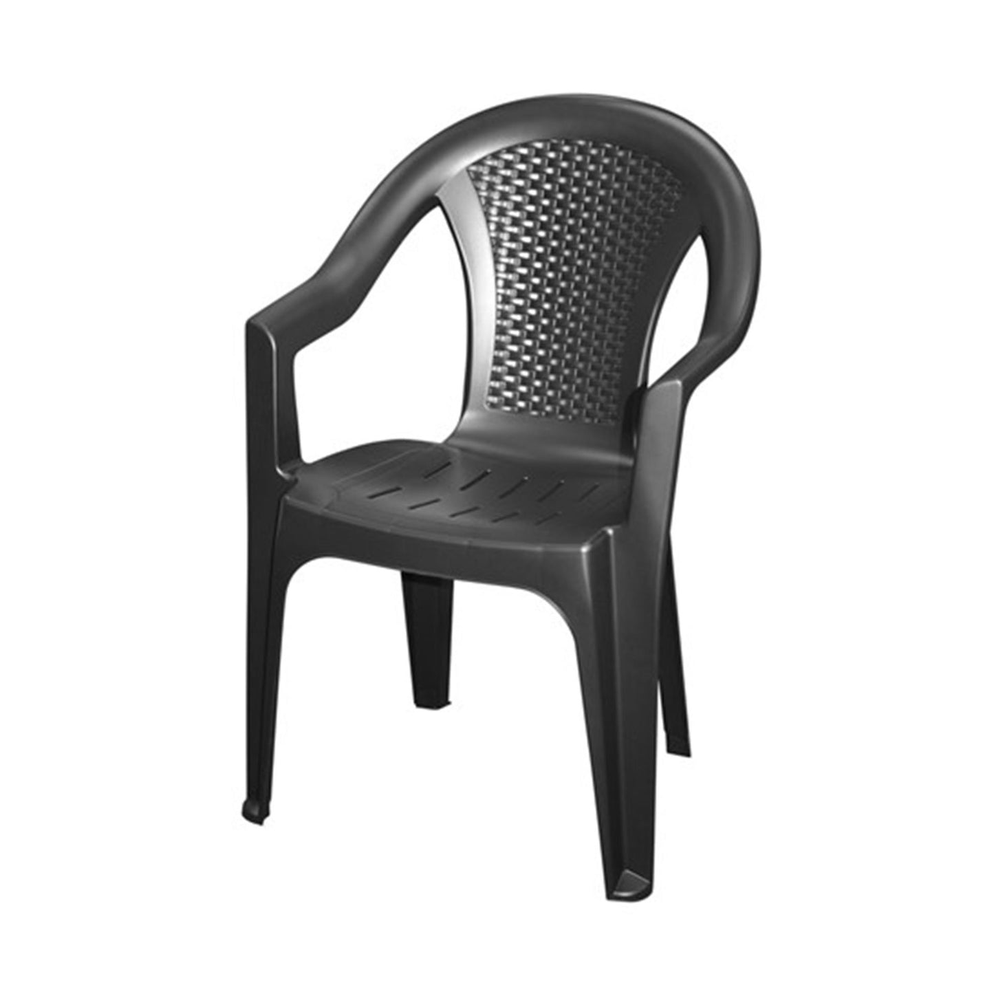 Chaise de jardin Pro ischia plastique anthracite