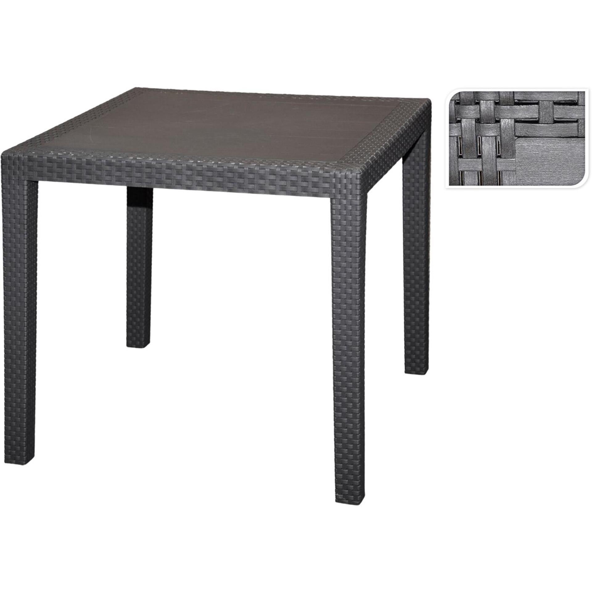 Table de jardin Pro garden king 80x80cm
