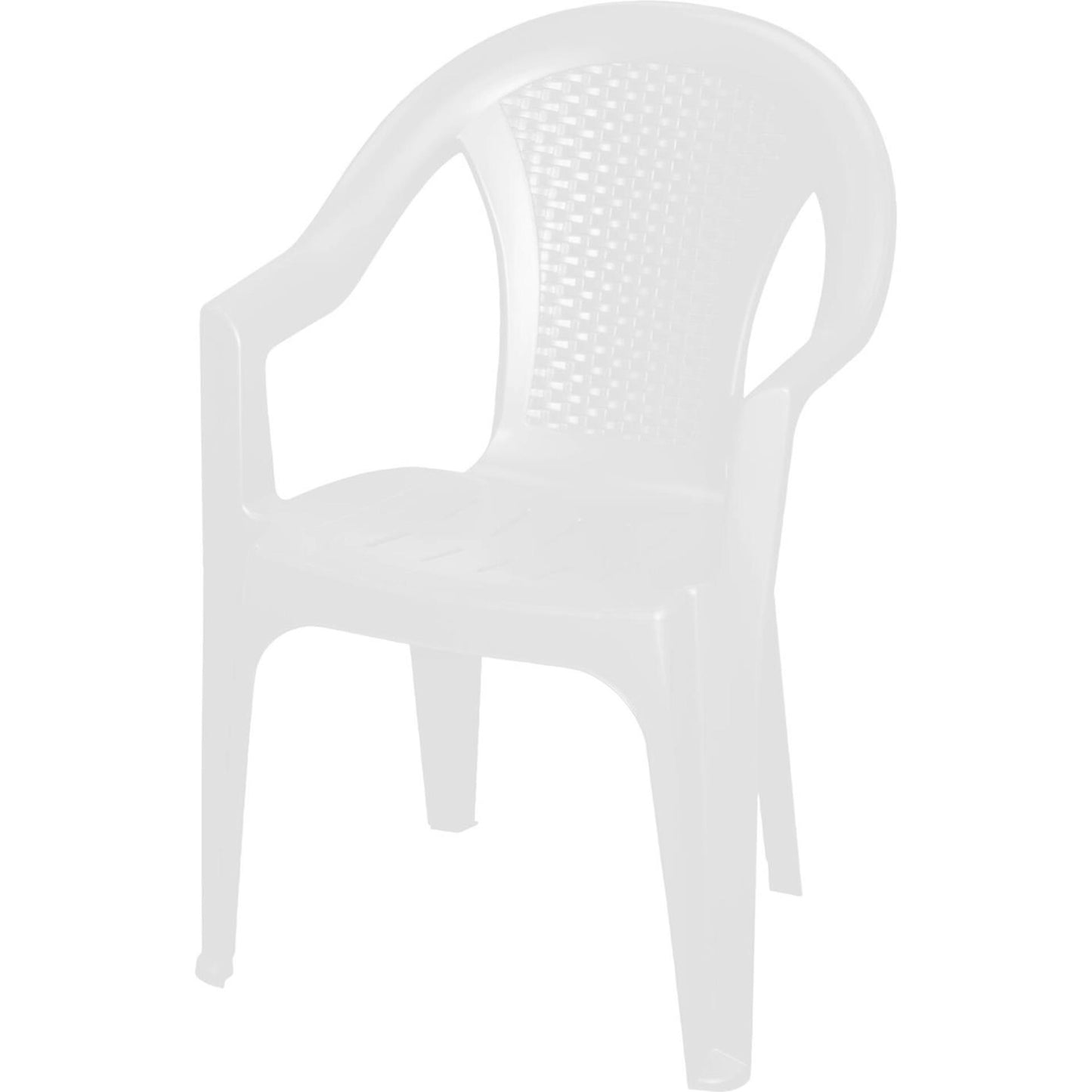 Chaise de salle à manger ischia plastique blanc