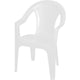 Chaise de salle à manger ischia plastique blanc