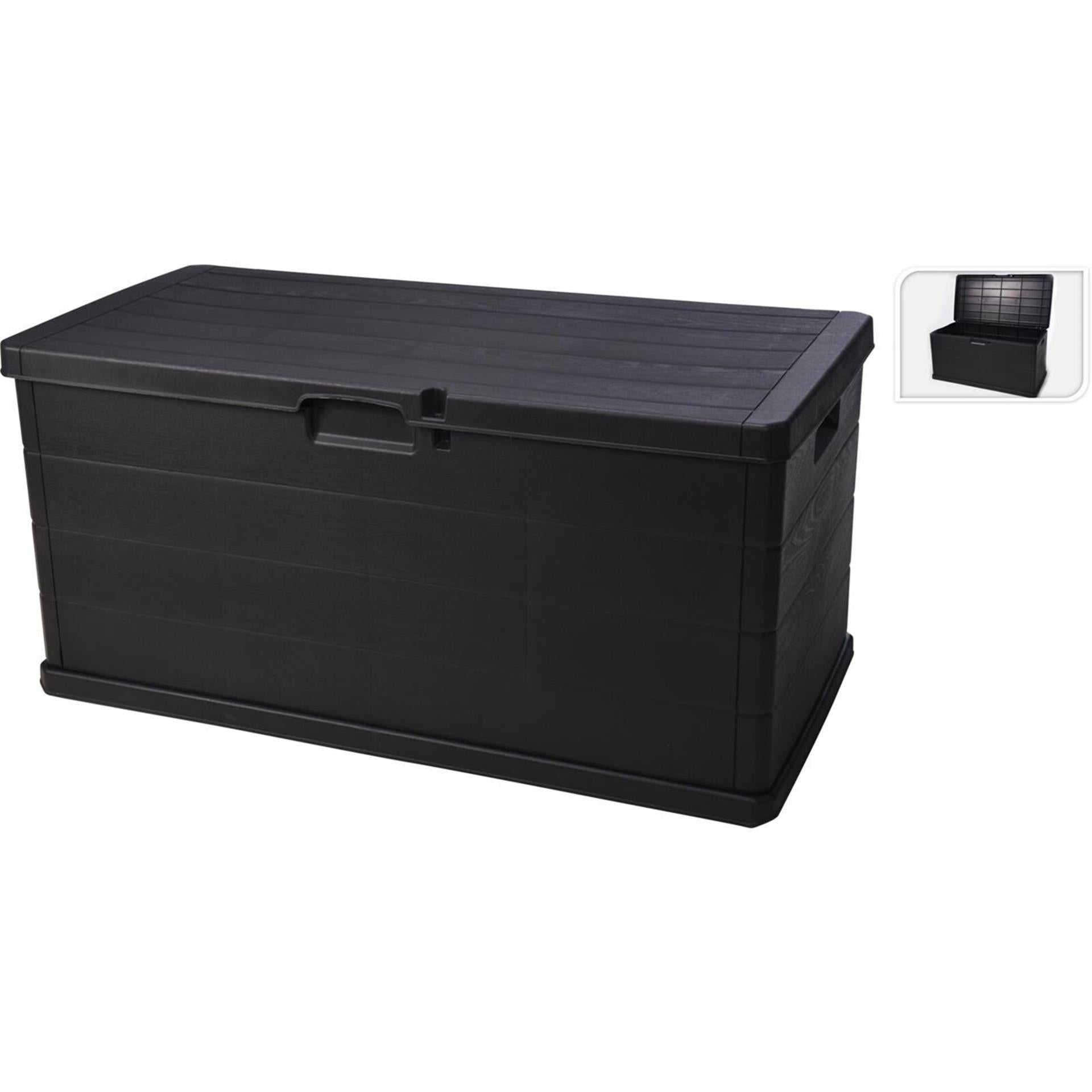 Boîte à coussins de jardin Pro en plastique 118x59x57cm