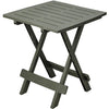 Table de camping de jardin Pro 50x43x43 plastique vert sauge
