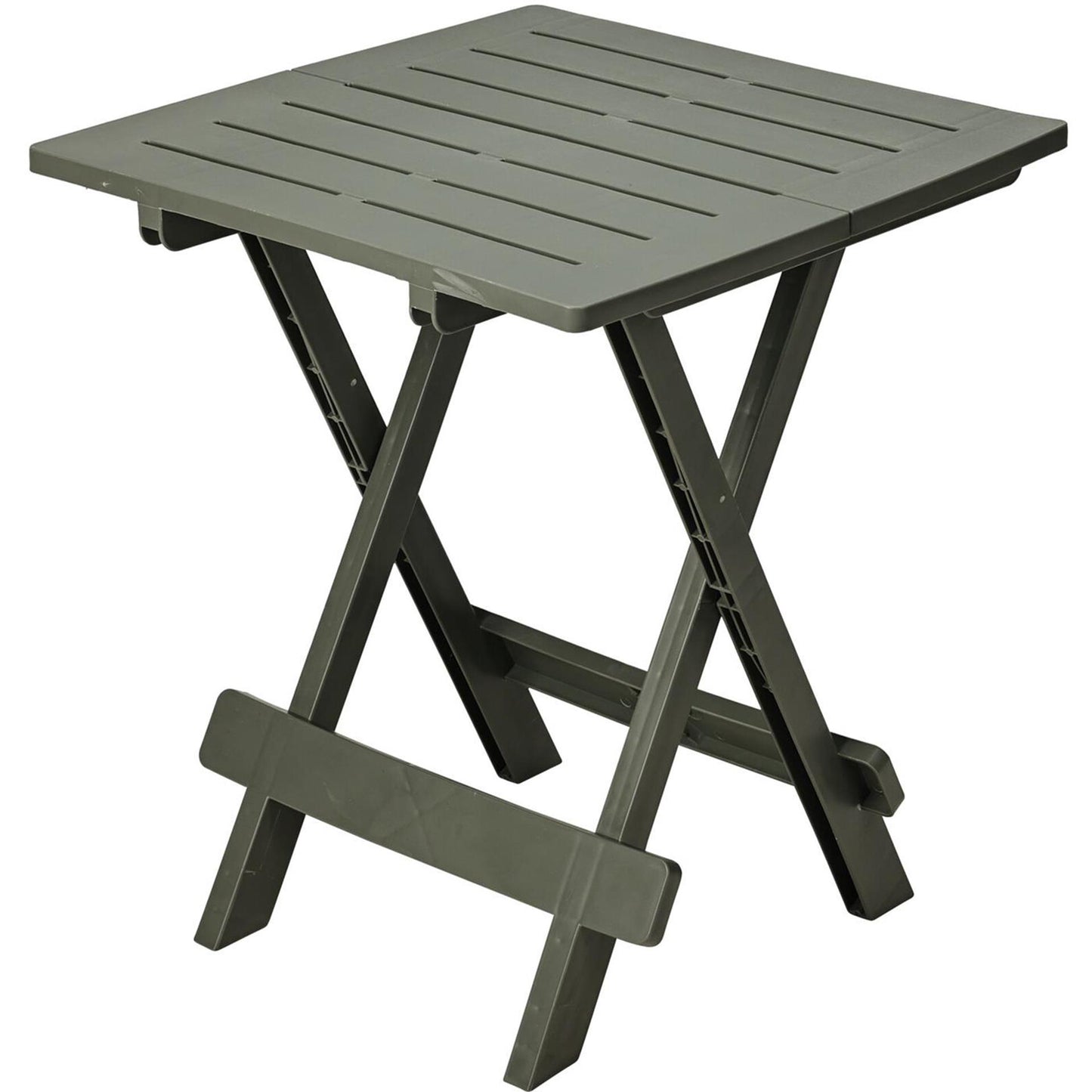 Table de camping de jardin Pro 50x43x43 plastique vert sauge