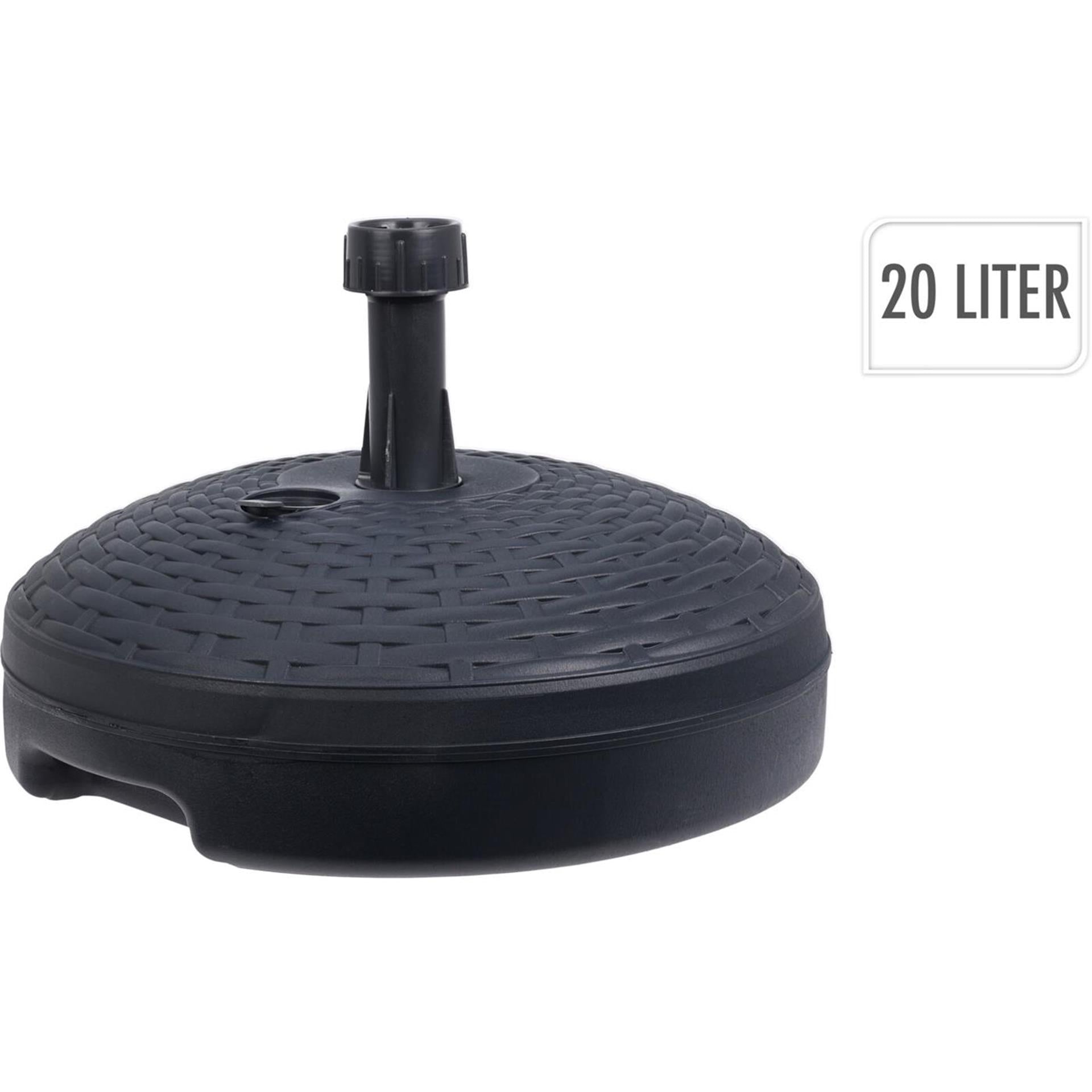 Pied de parasol de jardin Pro 20l anthracite
