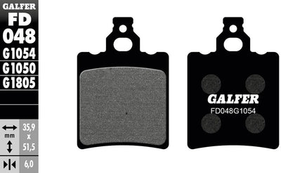 Galfer plaquettes de frein fd048 plaquette de frein fd048 g1054 organique