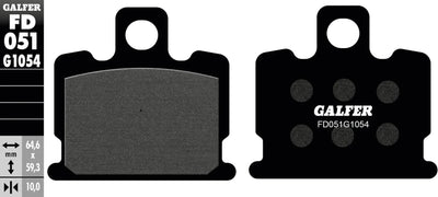 Galfer plaquettes de frein fd051 plaquette de frein fd051 g1054 organique