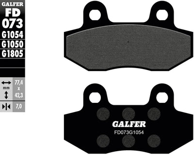 Galfer plaquettes de frein fd073 plaquette de frein fd 073 g1054 organique