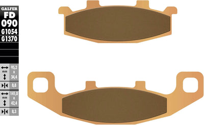 Galfer plaquettes de frein fd090 plaquette de frein fd090 g1370 métal fritté