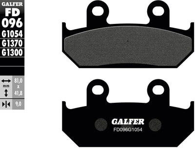 Galfer plaquettes de frein fd096 plaquette de frein fd096 g1054 organique