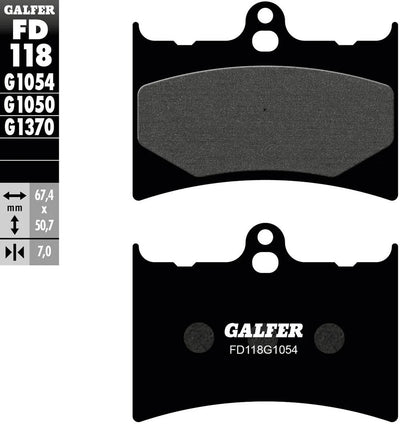 Galfer plaquettes de frein fd118 plaquette de frein fd118 g1054 organique