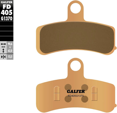 Galfer plaquettes de frein fd405 plaquette de frein fd405 g1370 sint.metal street