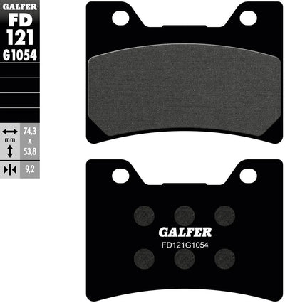 Galfer plaquettes de frein fd121 plaquette de frein fd121 g1054 organique