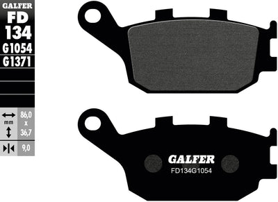 Galfer plaquettes de frein fd134 plaquette de frein fd134 g1054 organique
