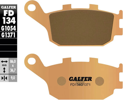 Galfer plaquettes de frein fd134 plaquette de frein fd134 g1371 métal fritté