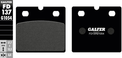 Galfer plaquettes de frein fd137 plaquette de frein fd137 g1054 organique