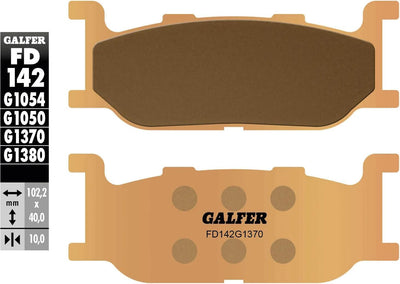 Galfer plaquettes de frein fd142 plaquette de frein fd142 g1370 métal fritté