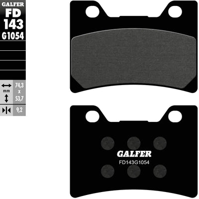 Galfer plaquettes de frein fd143 plaquette de frein fd143 g1054 organique