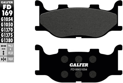 Galfer plaquettes de frein fd169 plaquette de frein fd169 g1054 organique
