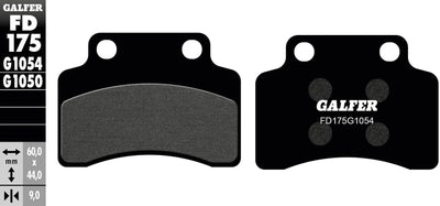 Galfer plaquettes de frein fd205 plaquette de frein fd175 g1054 organique