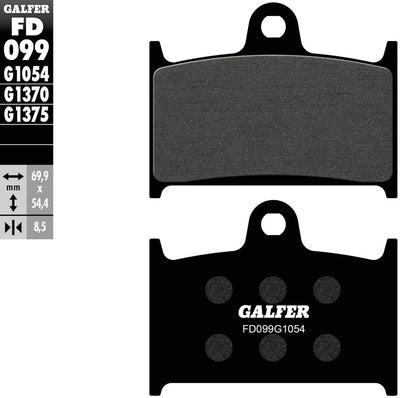 Galfer plaquettes de frein fd099 plaquette de frein fd099 g1054 organique
