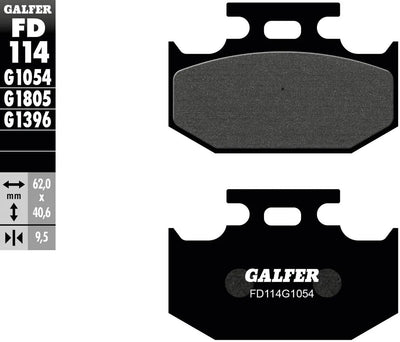 Galfer plaquettes de frein fd114 plaquette de frein fd114 g1054 organique