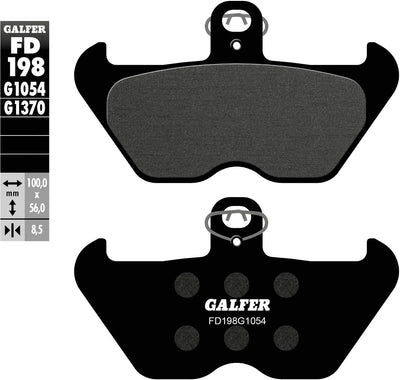 Galfer plaquettes de frein fd198 plaquette de frein fd198 g1054 organique
