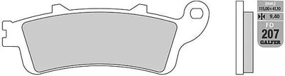 Galfer plaquettes de frein fd207 plaquette de frein fd207 g1370 sint. rue en métal
