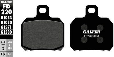 Plaquettes de frein Galfer FD220 plaquette de frein FD220 G1054 norme organique