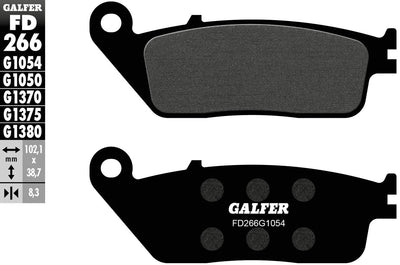 Galfer plaquettes de frein fd266 plaquette de frein fd266 g1054 rue organique