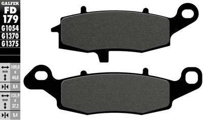 Galfer plaquettes de frein fd179 plaquette de frein fd179 g1054 organique