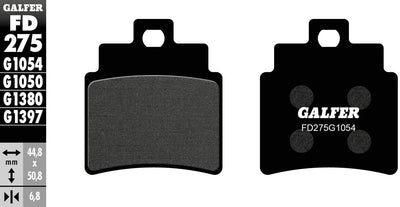 Galfer plaquettes de frein fd275 plaquette de frein fd275 g1054 norme organique