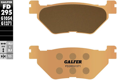 Galfer plaquettes de frein fd295 plaquette de frein fd295 g1371 sint. rue en métal
