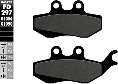 Plaquettes de frein Galfer FD297 plaquette de frein FD297 G1054 norme organique