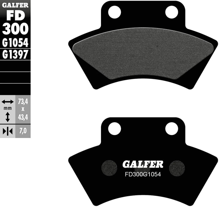 Plaquettes de frein Galfer FD300 plaquette de frein FD300 G1054 norme organique