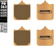 Galfer plaquettes de frein fd262 plaquette de frein fd262 g1370 sint. rue en métal