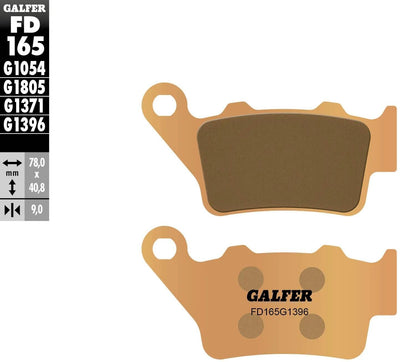 Plaquettes de frein Galfer fd165 plaquette de frein fd165 g1371 métal fritté.